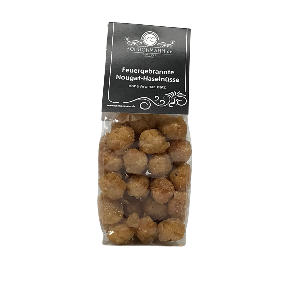 Feuergebrannte Nougat Haselnüsse